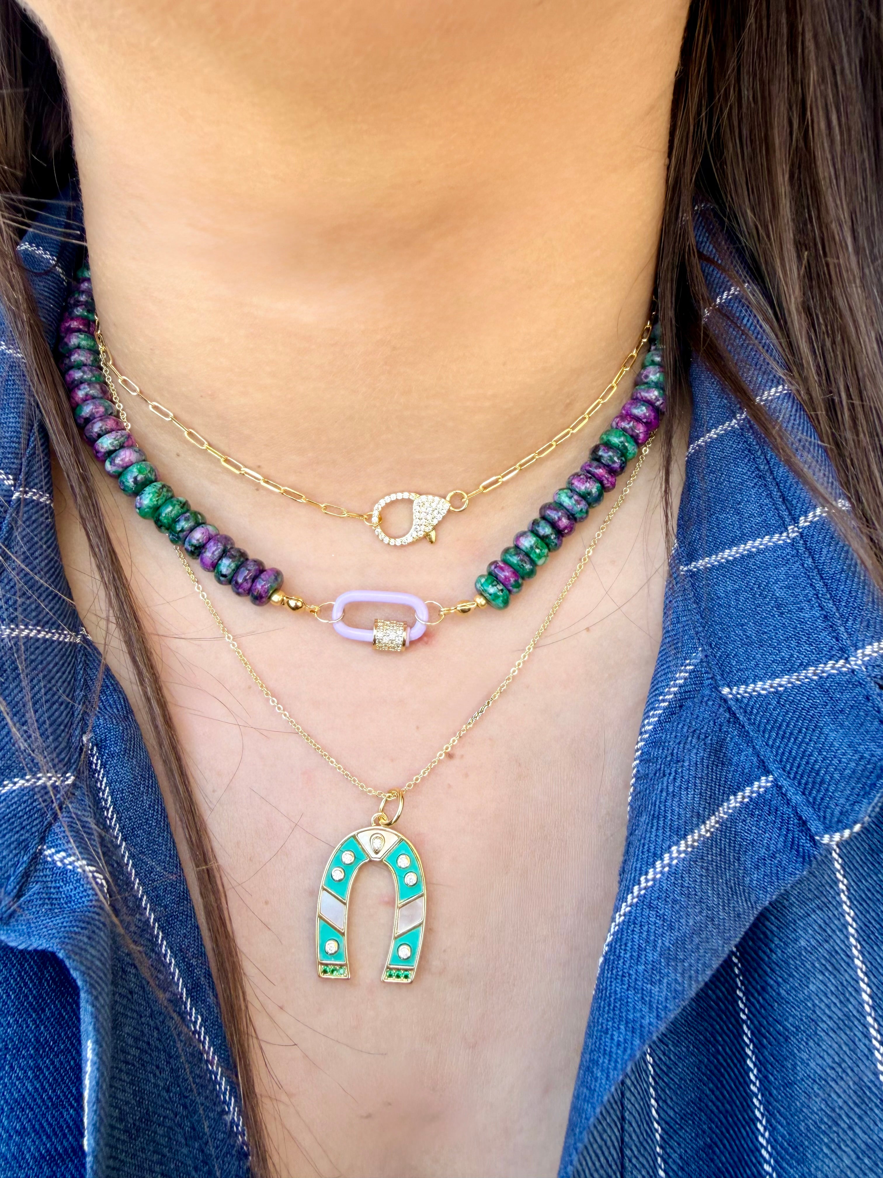 Lucky Horseshoe Necklace