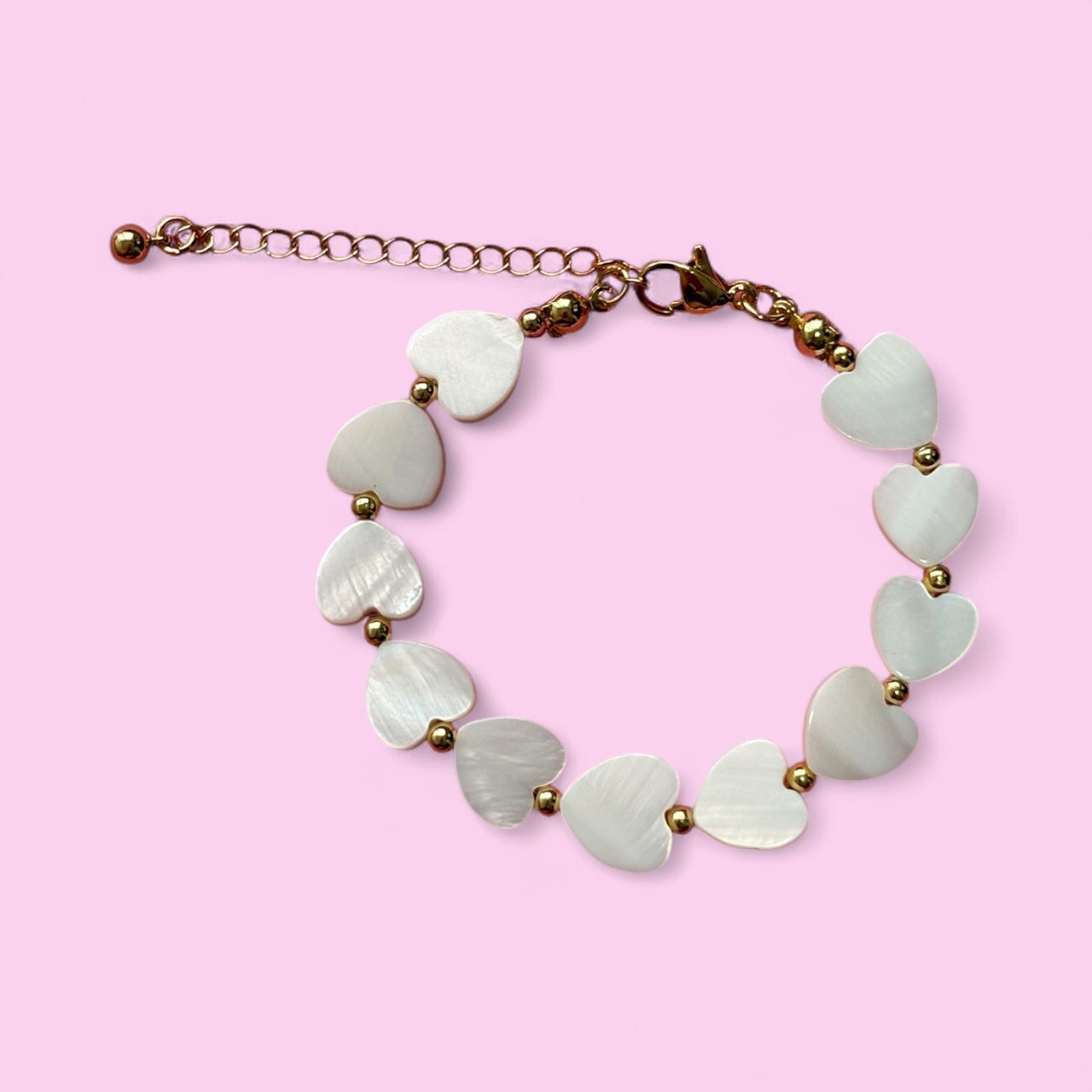 Corazones medianos de nacar