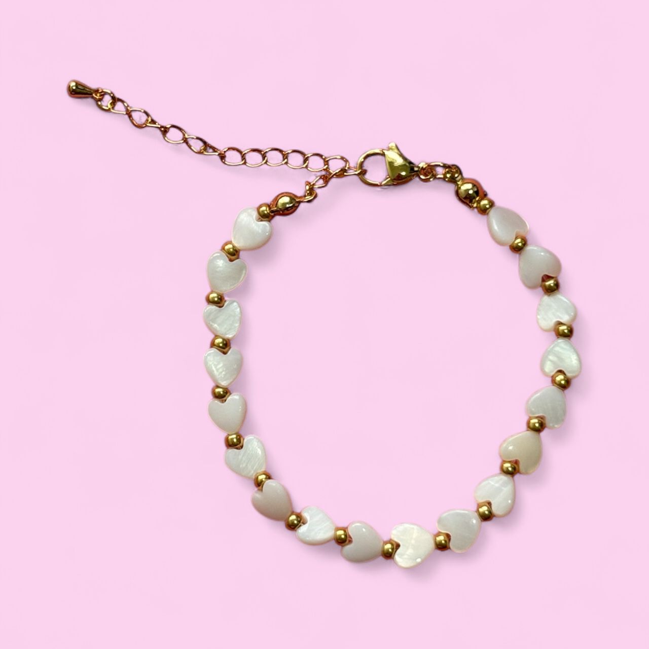 Corazones mini de nacar