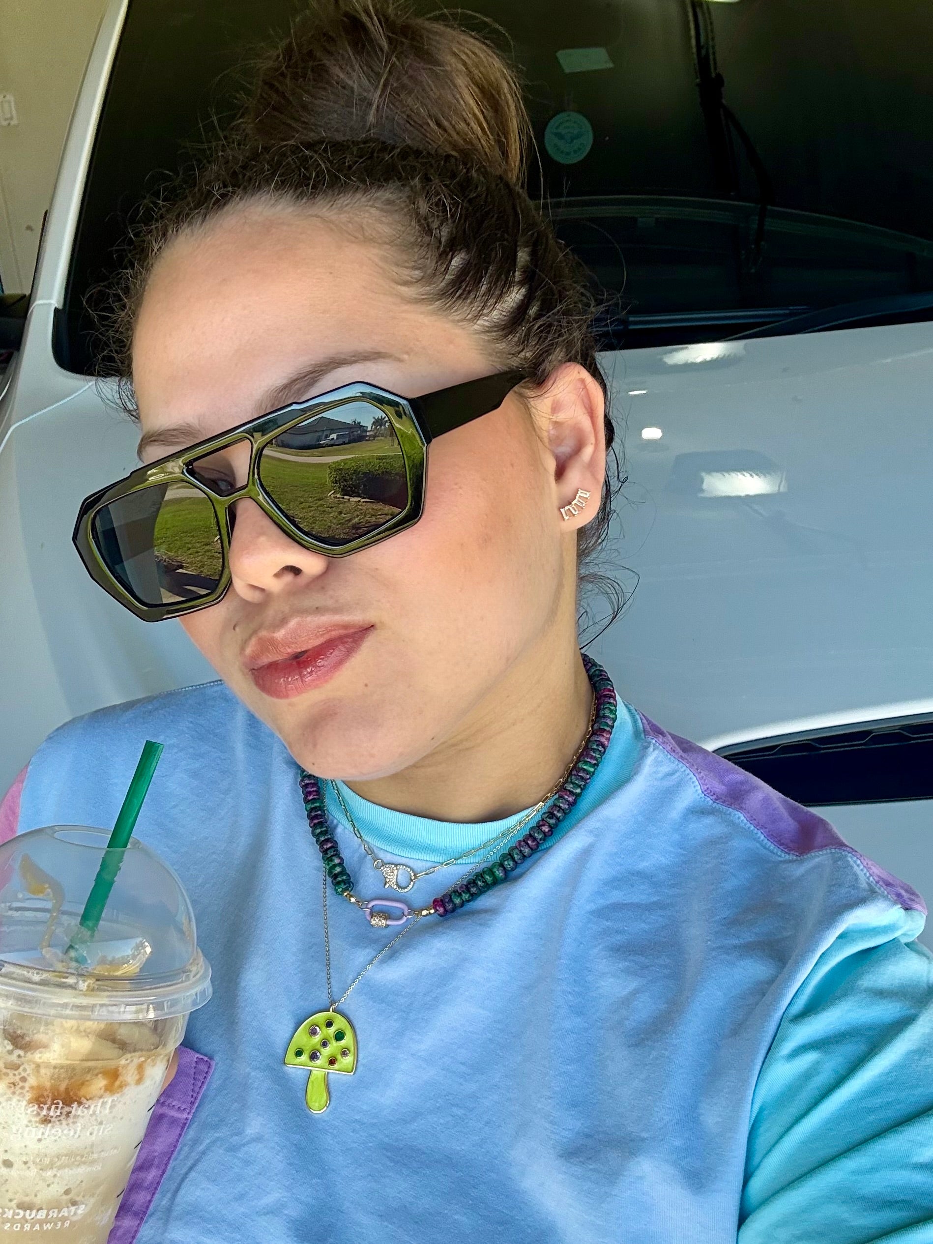 Mushroom Confetti Neacklace