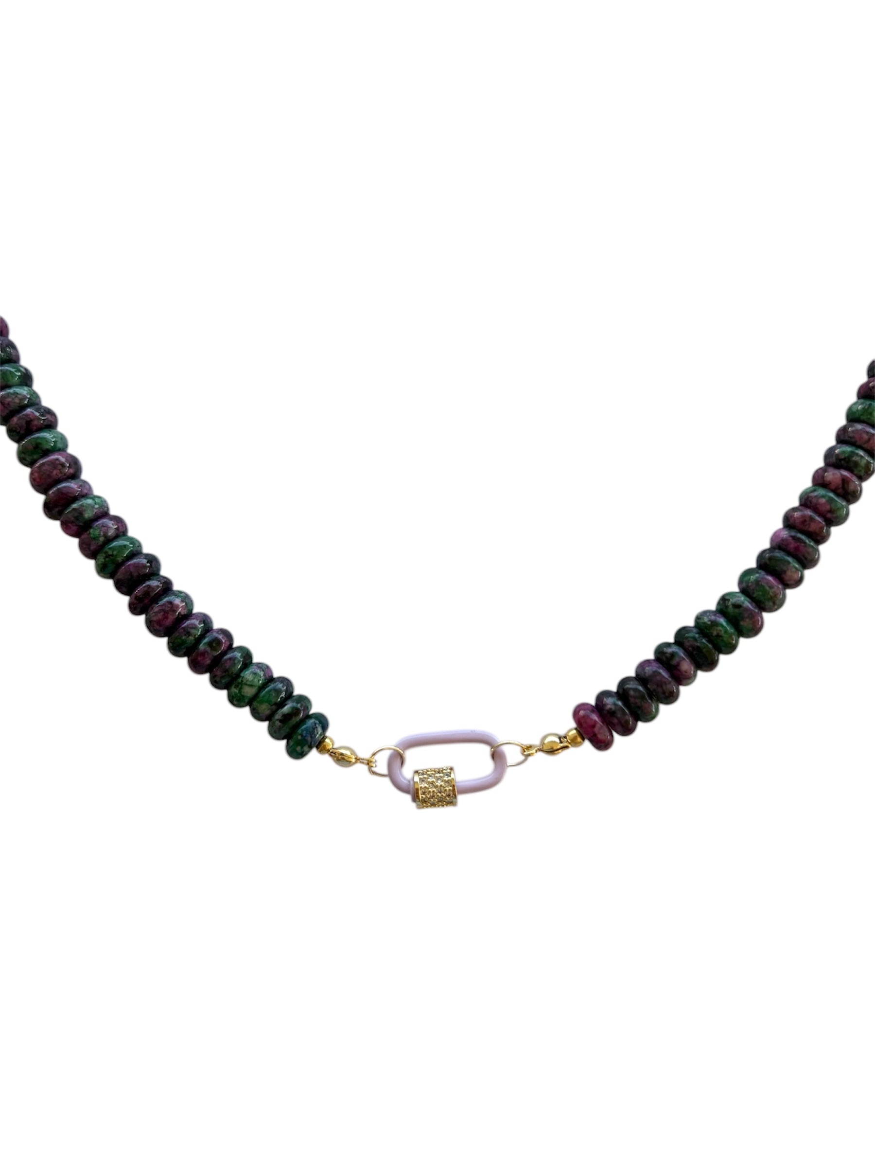 Violet Olive Necklace