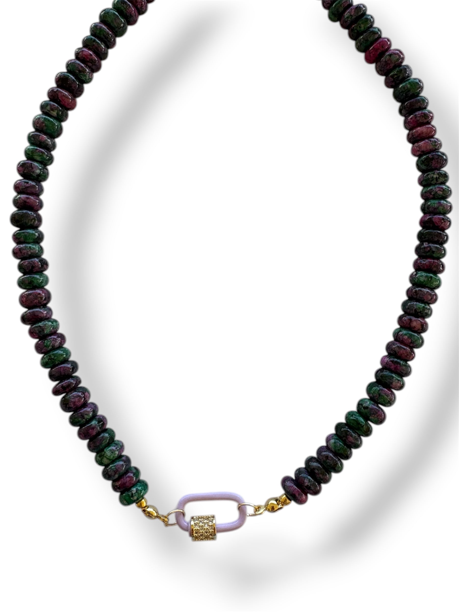 Violet Olive Necklace