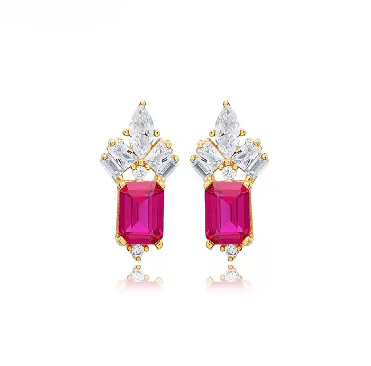 Pink Ice Earrings